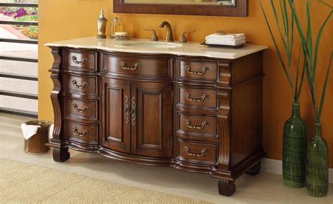 Using the material oak, plywood, the beautifully. 60-Inch Ohio Vanity |Bathroom Vanity Sale | Single Sink Vanity