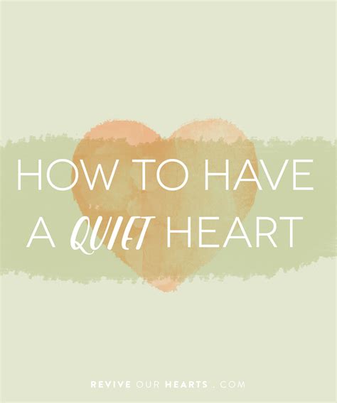 Revive Our Hearts Podcast Episodes By Season How To Have A Quiet Heart
