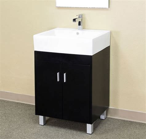 Choose from our many available finishes like unique wood tones or classic white, to to complete the look of a vanity, add a coordinating bathroom medicine cabinet or a jewelry cabinet with a mirror. 22.8 Inch Contemporary Single Sink Vanity by Bellaterra ...
