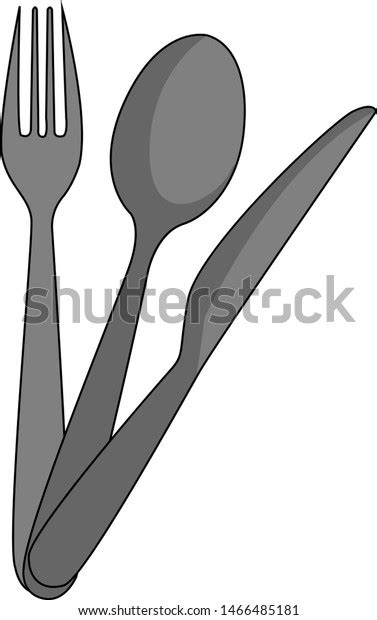 Cutlery Illustration Vector On White Background Stock Vector Royalty