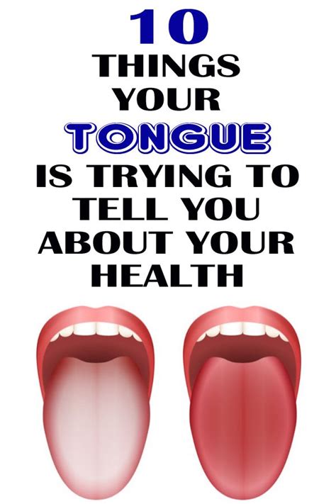 What Your Tongue Says About Your Health Health And Wellness Quotes