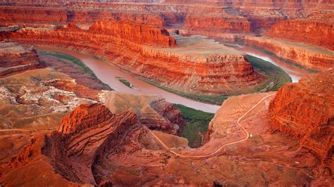 Wallpaper Red Desert Rocks Landscape 1920x1080 Full Hd