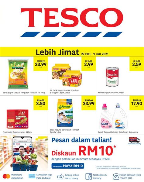 tesco promotion weekly catalogue 27 may 2021 9 june 2021 tesco malaysia promotion