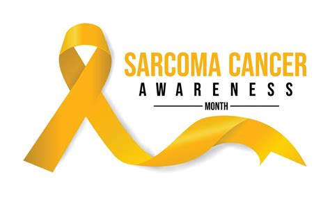 Sarcoma And Bone Cancer Awareness Calligraphy Poster Design White