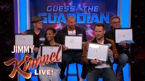 2 continues the team's adventures as they traverse the outer reaches of the cosmos. The Cast of Guardians of the Galaxy Vol. 2 Plays 'Guess ...