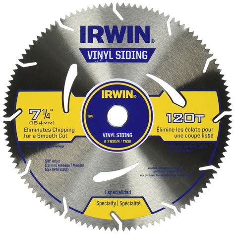 Mua Irwin Tools Marathon Vinyl Siding Circular Saw Blade 7 14 Inch