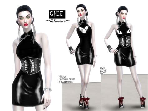 Chie Dress By Helsoseira At Tsr Sims 4 Updates