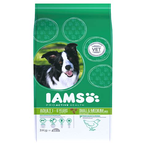 Dog food selector breed selector dog articles faq for dog owners. Iams Adult Small & Medium Dry Dog Food 3kg-Chicken | Pets -B&M