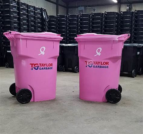 İstediğiniz ürünleri sağlamaya çalışarak paranızın karşılığını en iyi şekilde almanızı sağlamak için çalışıyoruz. Taylor Garbage Uses Pink Trash Cans for Breast Cancer Help