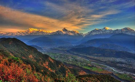 Sarangkot Pokhara Nepal Nepal Kathmandu Bhutan Beautiful World