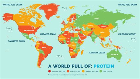 The World Food Map Shake That Weight