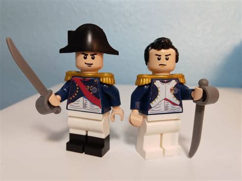 Napoleon Bonaparte Custom Decaled Lego Minifigures