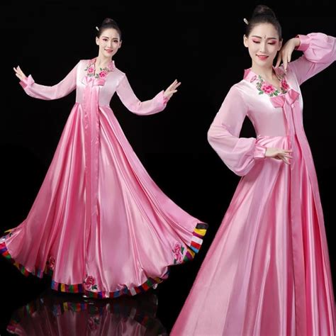 folk dance dresses korean dance costume hanbok korea dae jang geum traditional palace princess