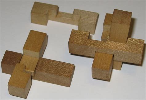 Wooden Puzzle Solutions 6 Pieces Wooden Block Puzzle Solution