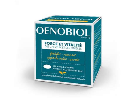 Oenobiol Capillaire Force Et Vitalité 60 Comprimés Pharmacie En