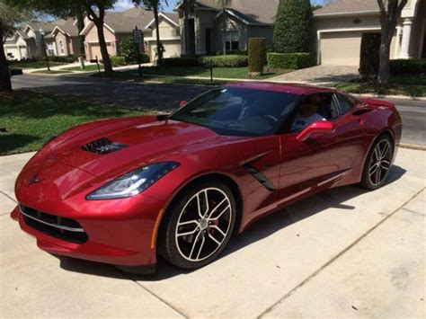 2015 2lt Candy Apple Red Coupe For Sale Corvette Trader