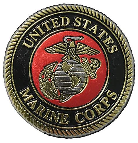 United States Marine Corps Crest Round Magnet 2 Inch Military