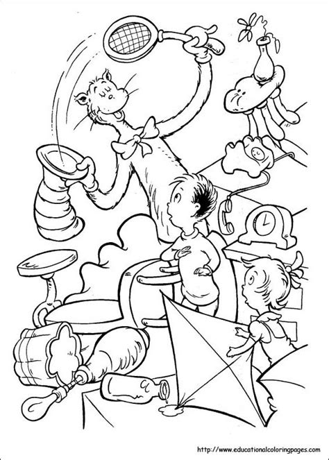 Are there any free printable dr seuss coloring pages? 14 Best Images of Cat In The Hat Math Worksheets - First ...