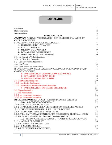 Exemple De Rapport De Stage Bts Logistique Hinatapedia Rezfoods Resep Masakan Indonesia