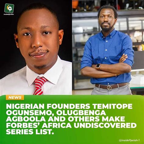 Forbes Africa Nigerian Founders Make Forbes Africa Undiscovered List