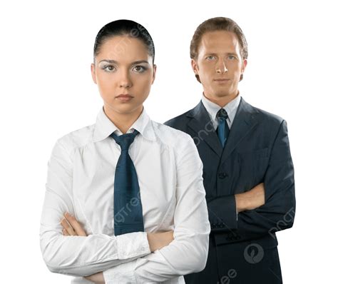 businesswoman and man isolated on white background executive white man co workers png