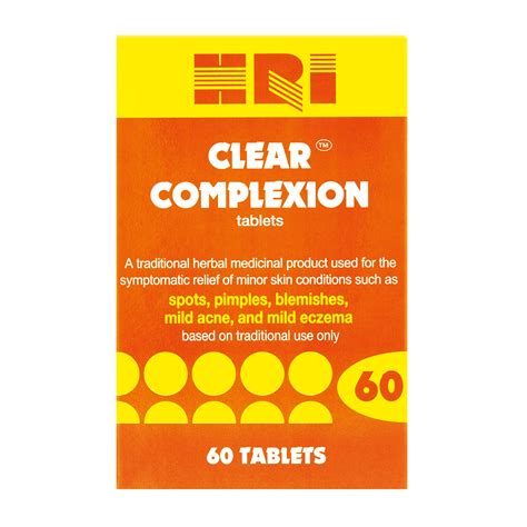 Buy Hri Clear Complexion Tablets Natural Active Herbs To Relieve Mild