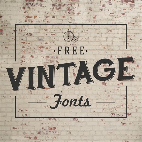 14 Vintage Advertising Fonts Images Retro Vintage Fonts Free Retro