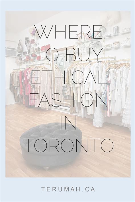 Where to Buy Ethical and Sustainable Fashion in Toronto - Terumah | Ethical fashion, Buy ethical ...