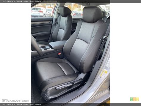Black Interior Front Seat For The 2020 Honda Accord Lx Sedan 136212388