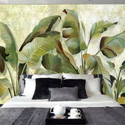 Custom Mural Wallpaper Southeast Asian Tropical Green