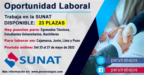 Sunat Lanza Convocatorias Para Ocupar Plazas Con Sueldos De Hasta