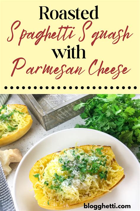 Roasted Spaghetti Squash With Parmesan Cheese