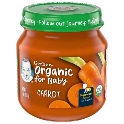 Gerber Organic 1st Foods Carrot Stage 1 Baby Food 4 Oz Pick ‘n Save