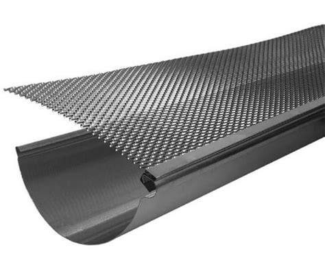 Our 050 Aluminum Gutter Screen Fits Into The Front Lip Of Our Gutter