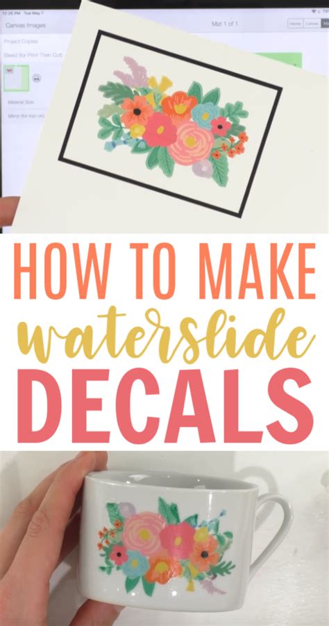 Using one pallet, some coffee cup hooks, and a sharpie, you can. How To Make Waterslide Decals - Makers Gonna Learn in 2020 ...