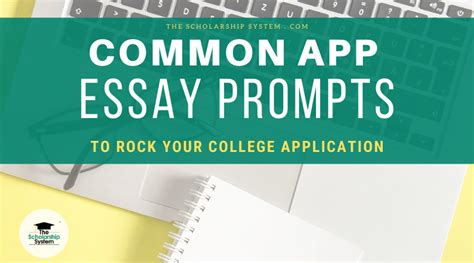 This is very common as the common app is often the first personal essay college applicants have ever written. Common App Essay Prompts to Rock Your College Application ...