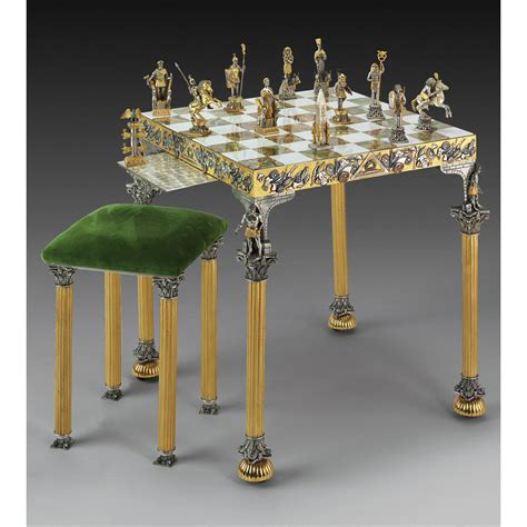 The house of solid gold has created a chess board that comes with a staggering price of $370,000. Romans vs Egyptians Themed Extra Large Chess Pieces | Gold & Silver