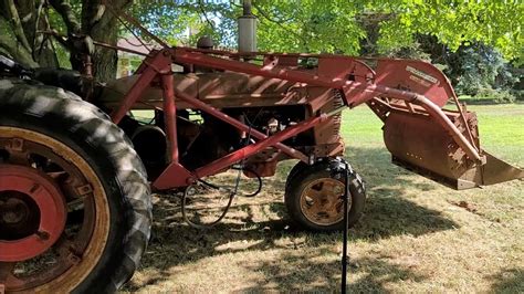 1943 Farmall H Installing The Model 33a Loader Youtube