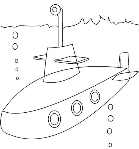 Dibujos De Submarino Para Colorear Para Colorear Pintar E Imprimir