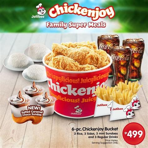 Bucket Chicken Jollibee Menu Price 2019 Philippines In 2020 Chicken