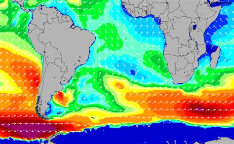 South Atlantic Wave Height Chart Surflinecom