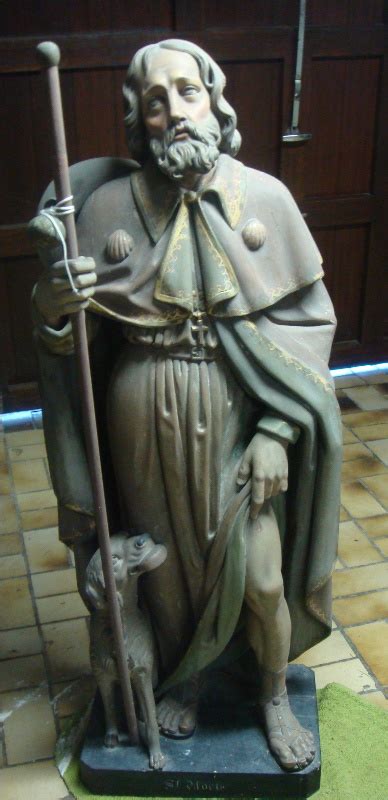 Statue De Saint Roch Aiseau