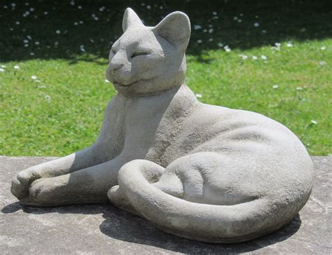 The Lounging Cat Statue One Of Our Large Cat Collection Cat Statue