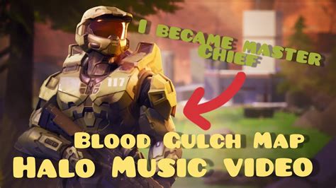 I Became Master Chief In Fortnite Blood Gulch Map Halo Music Video