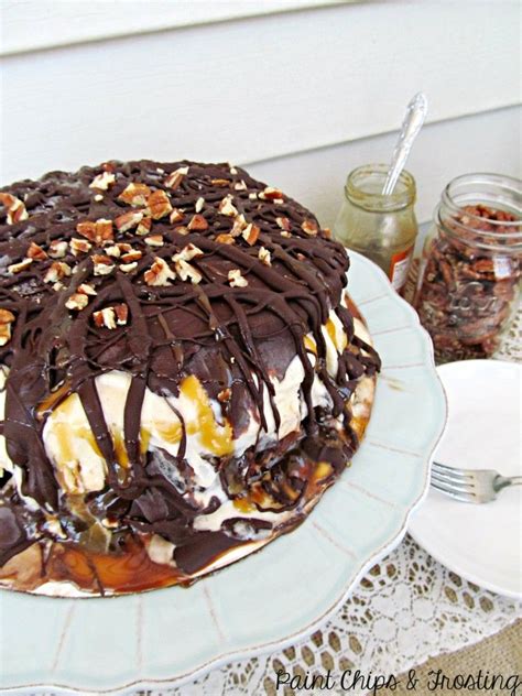 Turtle Ice Cream Cake Chocolade Ijstaart Recepten