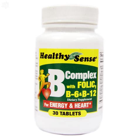 Previously, in vitamin b12 supplements synthetic cyanocobalamin and hydroxocobalamin were mainly used in b12 injections. Healthy Sense B Complex With Folic B6 & B12 in Accra ...