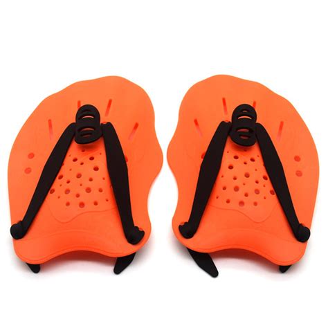 Swim Paddles Hand Swim Training Hand Paddles With Adjustable Straps