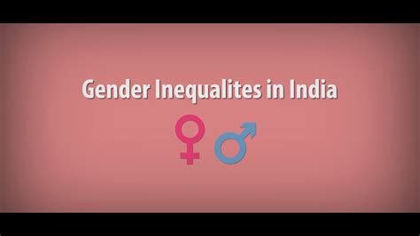 Gender Inequality In India Youtube