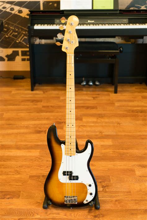 Fender Select Precision Bass Maple 2 Tone Sunburst Ebay