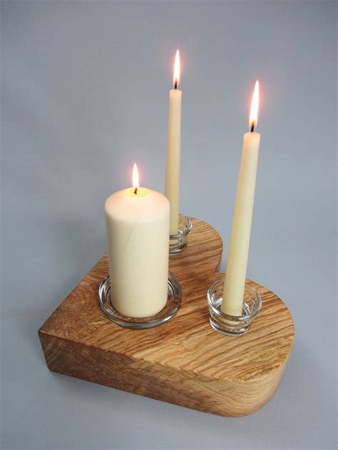 Wedding Unity Candle Holder Against The Grain Woodcraft